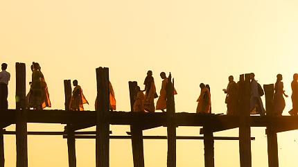 U Bein Bridge, Mandalay