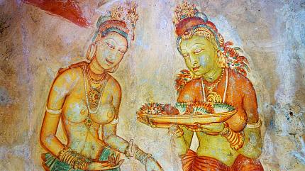 Ancient Fresco Painting in Lion Rock