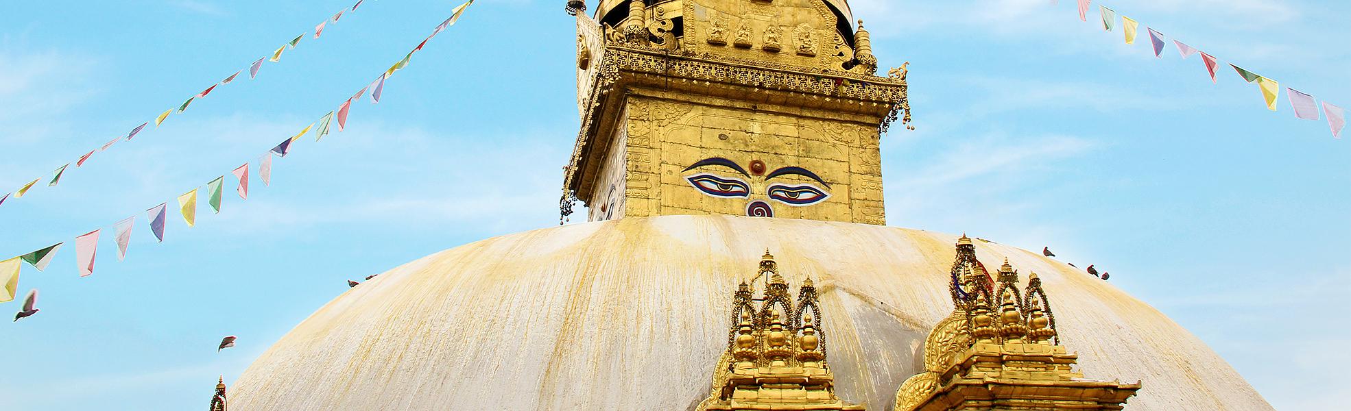 Swayambhunath and Bodnath Stupas