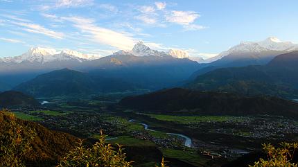 Views of the Himalayan Peaks, Pokhara