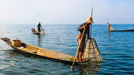Fishermen on the Inle Lake