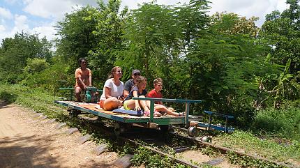 Bamboo Train Ride, Phnom Bannon