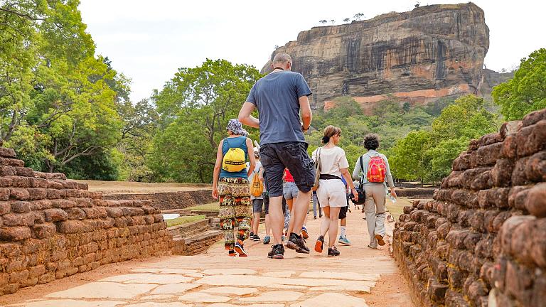 Roca del leon en Sri Lanka