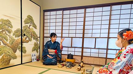 Experience the tea ceremony in kimono, Kyoto