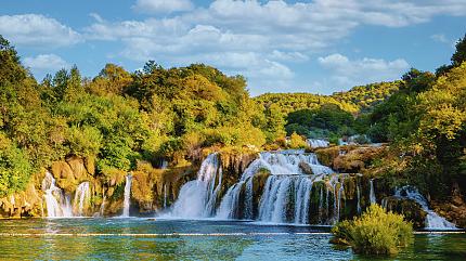Skradinski Buk Waterfall in Krka National Park, Skradin