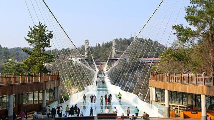 Zhangjiajie Grand Canyon With the Glass Bridge