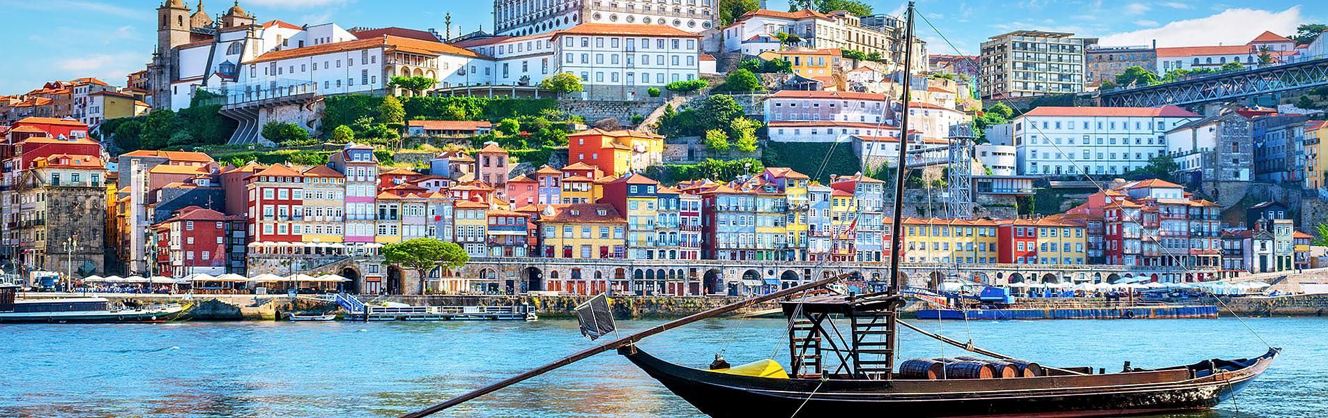 View of Porto City Over Douro River