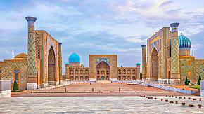 Registan Square in Samarkend