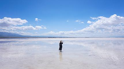 Chaka Salt Lake, China