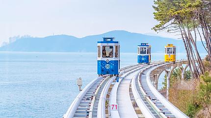 Haeundae Sky Capsule Train, Busan