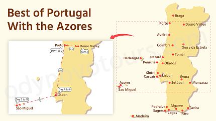 Map of This Portugal Tour