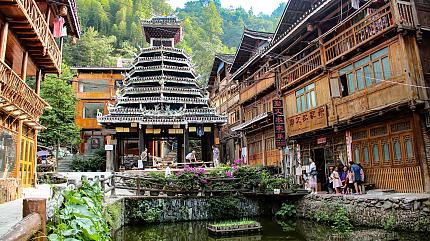 Zhaoxing village in Guizhou
