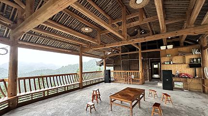 A local homestay in Kongbai Miao Village