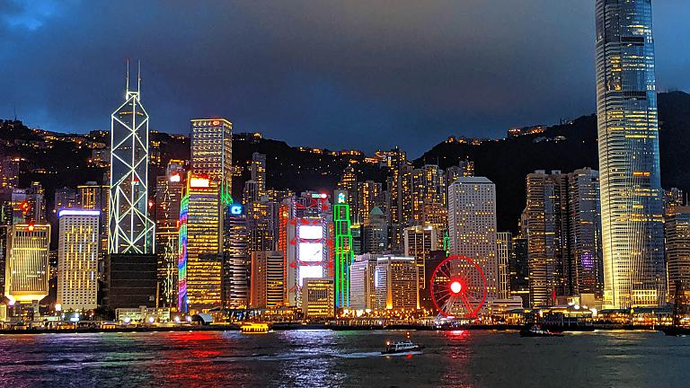 Vista del Pico Victoria de Hong Kong