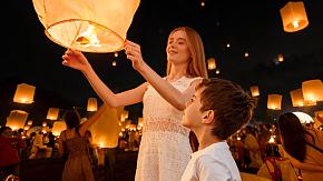 Thailand Lantern Festival Family Tour