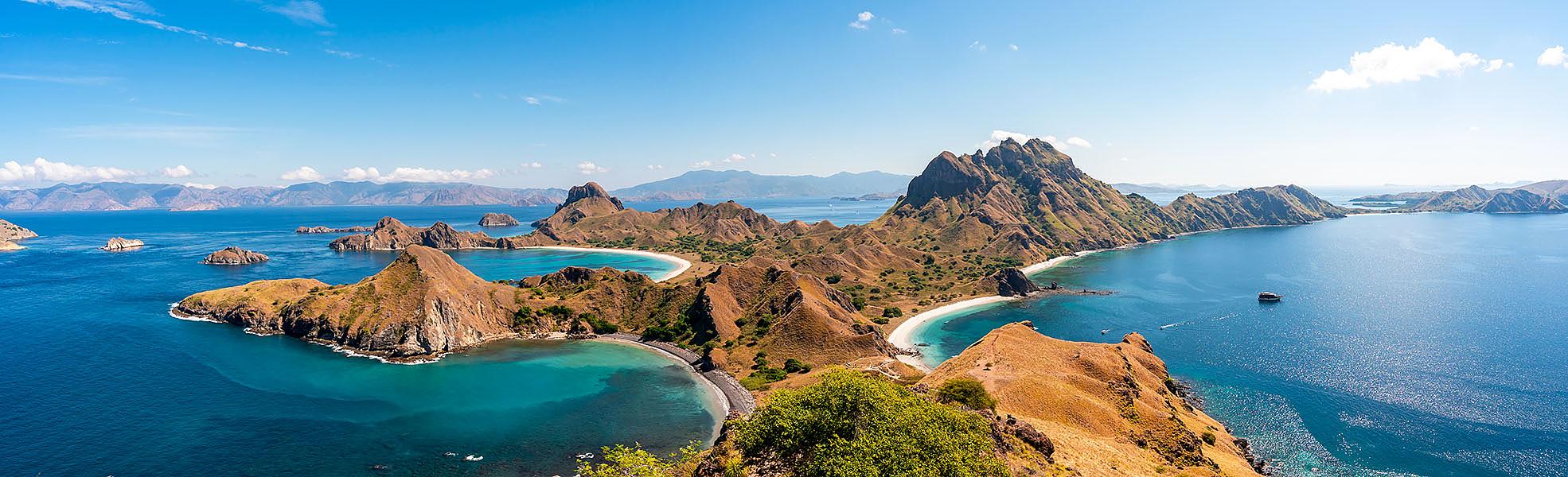 Padar island in Komodo National Park, Indonesia