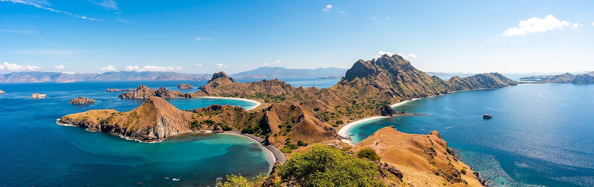 Padar island in Komodo National Park, Indonesia