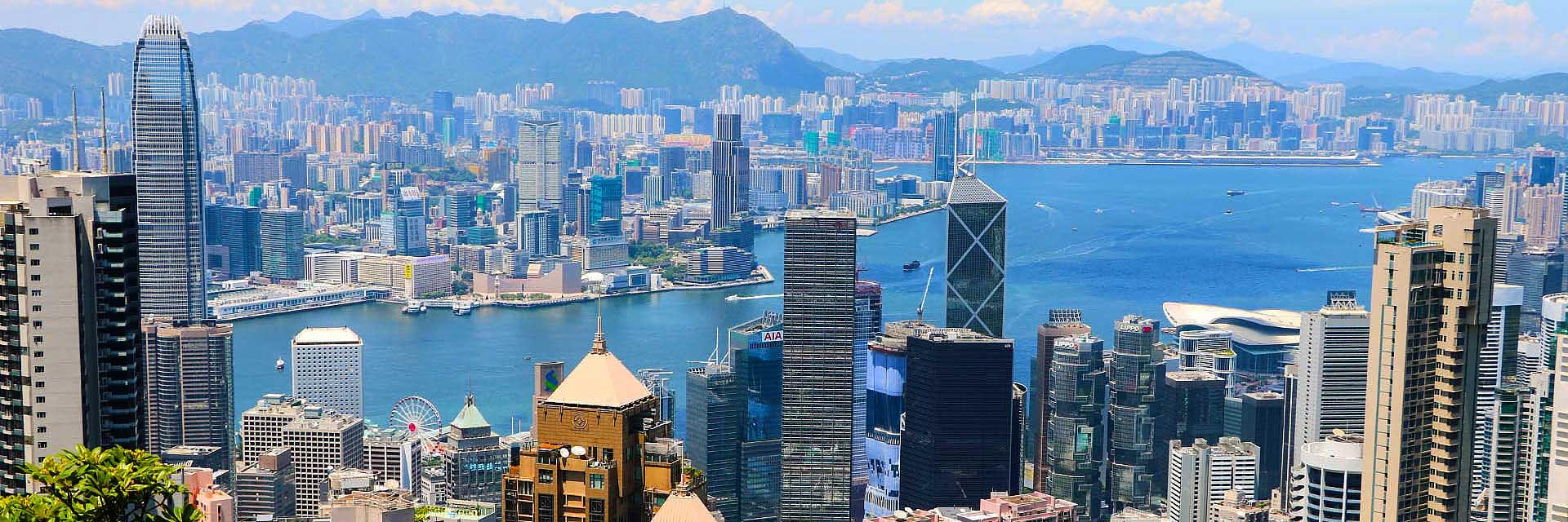 Vista del Pico Victoria de Hong Kong