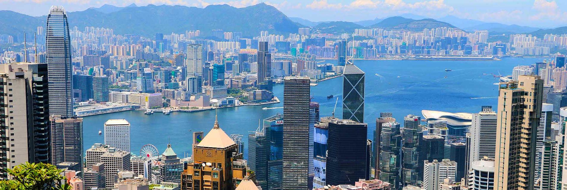Vista del Pico Victoria de Hong Kong