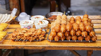 Sugar-oil Rice Balls