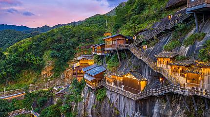 Wangxian Valley Night Views