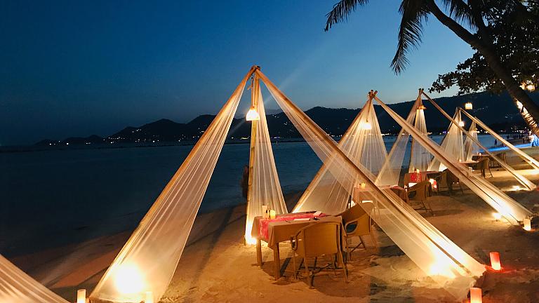 Hotel de lujo en la isla de Samui