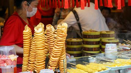 Street Snacks in Kuanzhai Alley, Chengdu