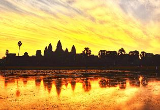 Angkor Wat in the Sunset