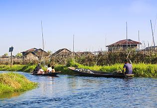 Boat Ride in the Inle Lake