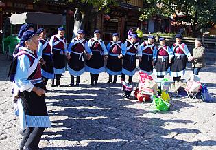Performance at Lijiang Ancient Town