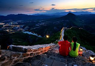 Simatai Great Wall at Night