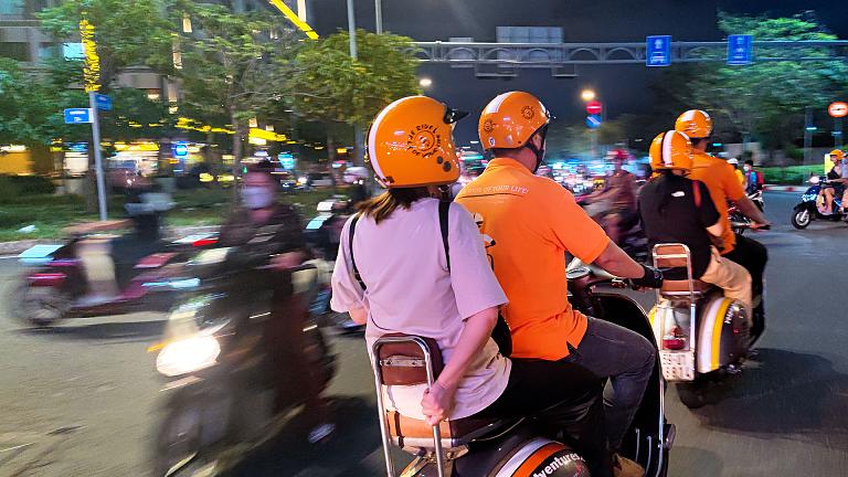Evening Vespa Ride
