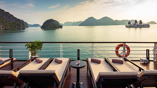 Sunset View in Halong Bay