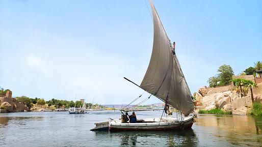 Egyptian Felucca Sailing