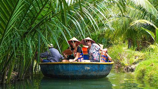 Bamboo Basket Boat Ride