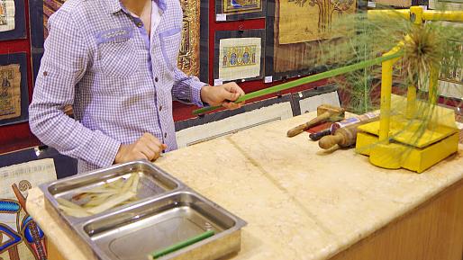 Papyrus-Making Demonstration