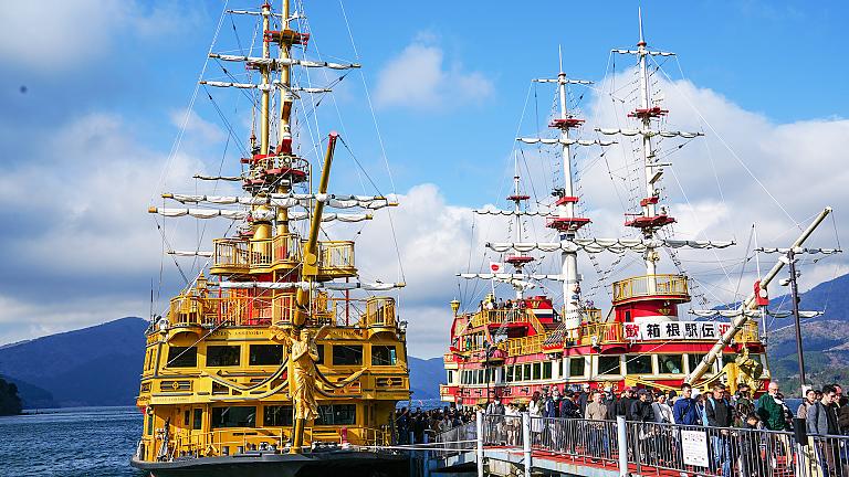 Pirate Ship Cruise in Lake Ashi